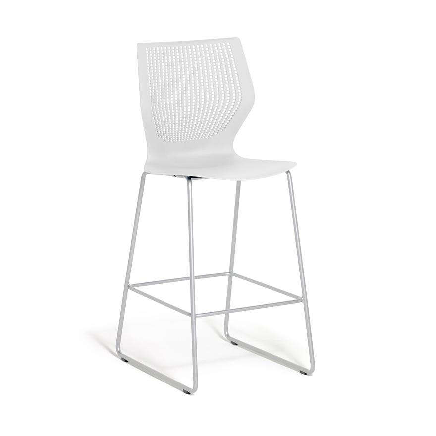 Multigeneration Stool Stools Knoll Bar Height Off White