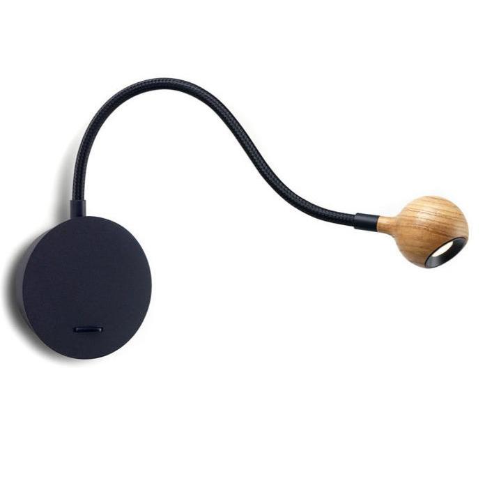 N. Ocho Wall Lamp Wall Lights Marset Natural Oak