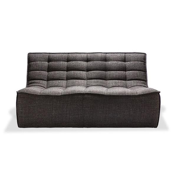 N701 Sofa Sofa Ethnicraft 2 Seater Dark Grey