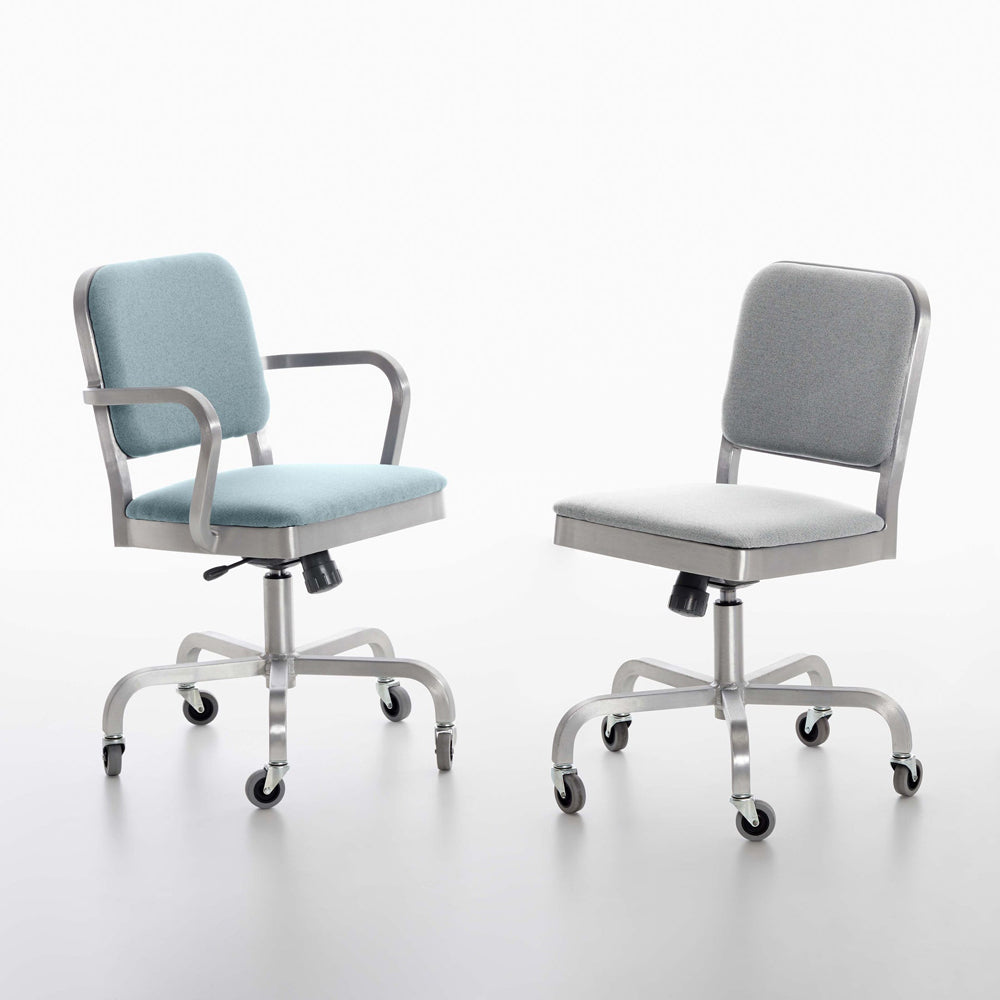 Navy Officer Swivel Armchair Office Chair Emeco