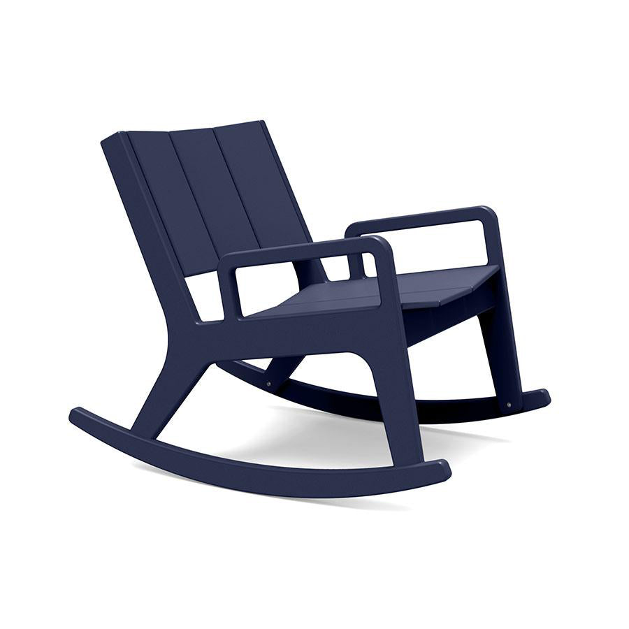 No. 9 Rocking Lounge Chair Lounge Chair Loll Designs Navy Blue