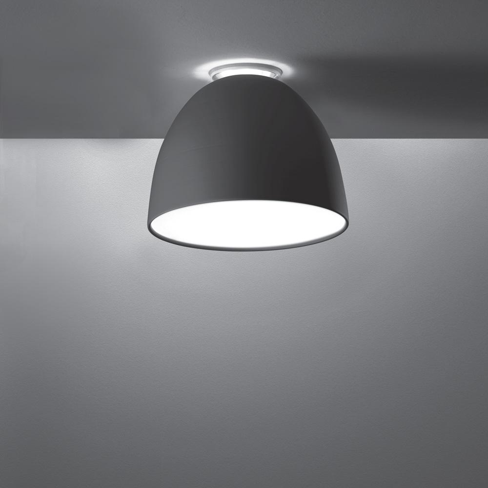 Nur Ceiling Lamp by Artemide wall / ceiling lamps Artemide Nur mini LED ceiling Anthracite grey
