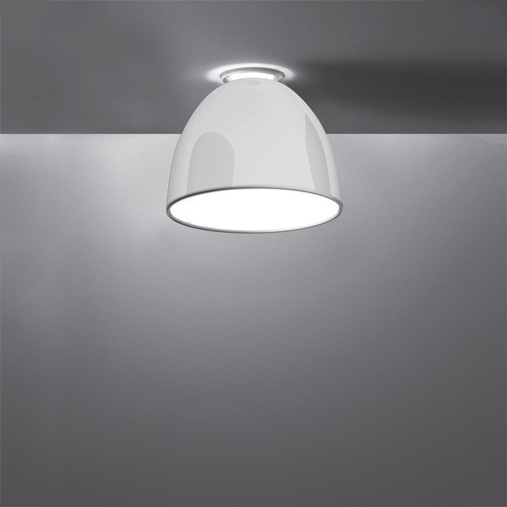 Nur Gloss Ceiling Light wall / ceiling lamps Artemide Nur mini ceiling Gloss white