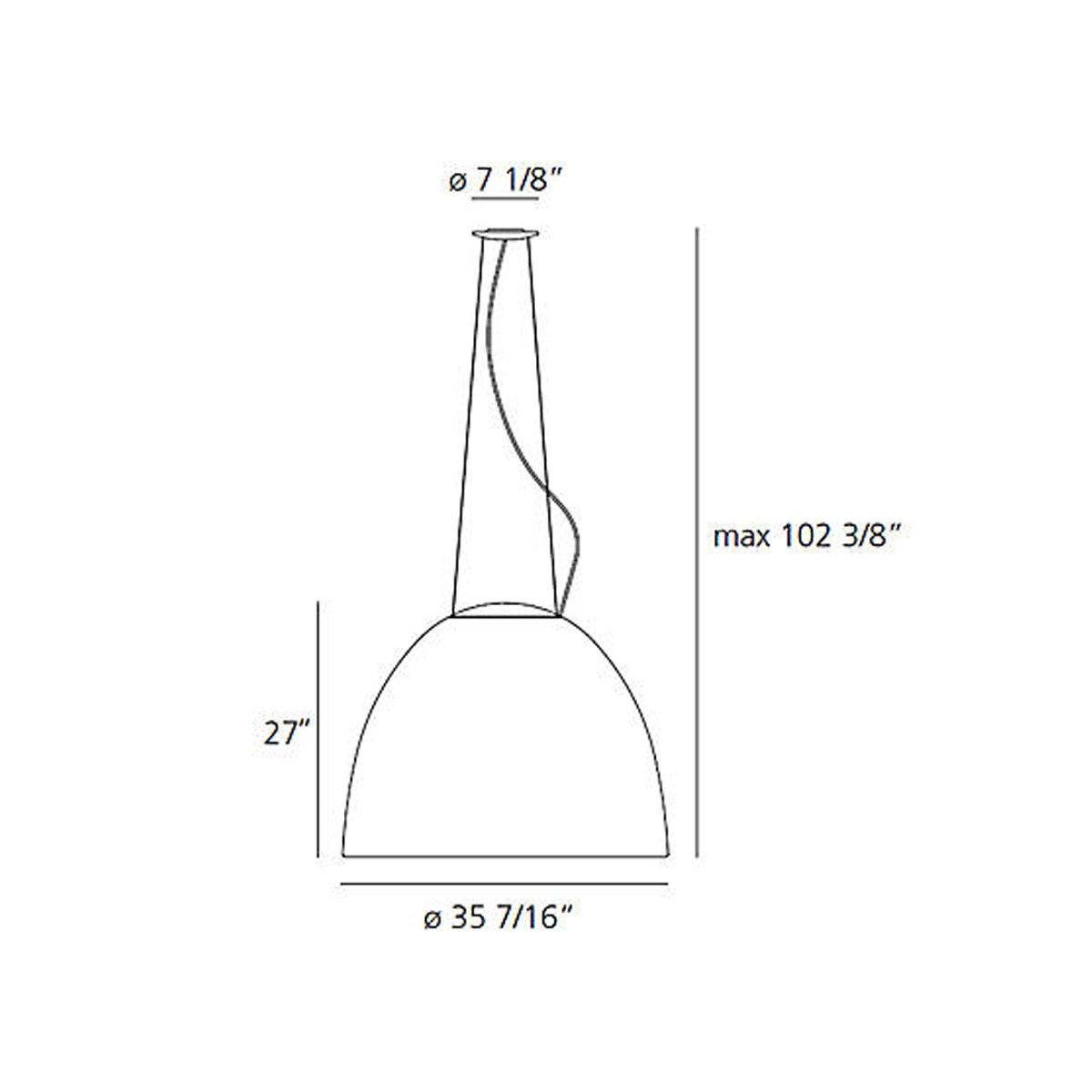 Nur 1618 Suspension Lamp hanging lamps Artemide