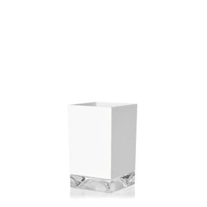 Boxy Toothbrush Holder Accessories Kartell Opaque White 