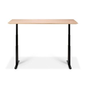 Bok Adjustable Desk Desk's Ethnicraft 55” - Oak Black 