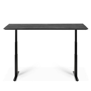 Bok Adjustable Desk Desk's Ethnicraft 55” - Oak Black Black 