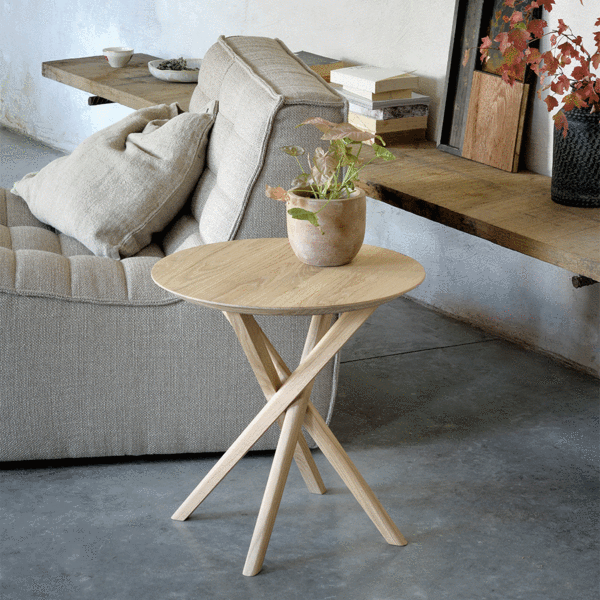Oak Mikado Side Table side/end table Ethnicraft