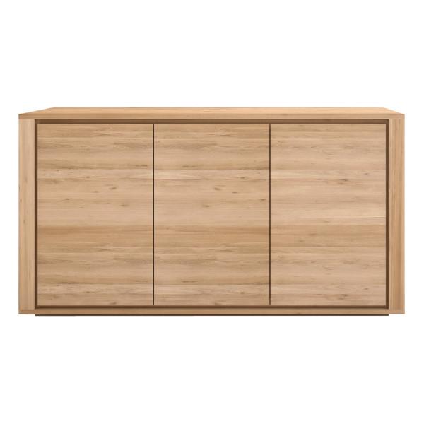 Oak Shadow Sideboard storage Ethnicraft 3 Door