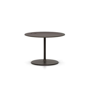 Occasional Low Table side/end table Vitra Height 13.8 metal, chocolate 