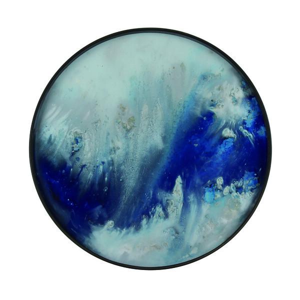 Organic Round Glass Tray Tray Ethnicraft