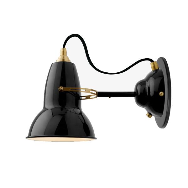 Original 1227 Brass Wall Light Wall Lights Anglepoise Jet Black
