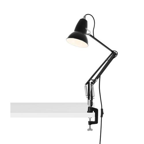 Original 1227 Desk Lamp With Clamp Desk Lamp Anglepoise Jet Black