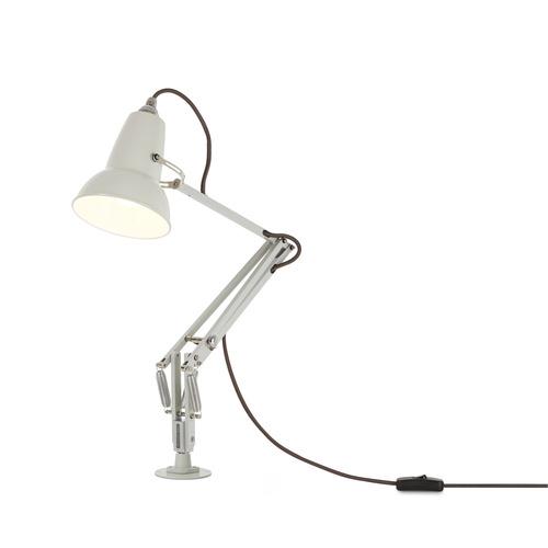 Original 1227 Mini Desk Lamp With Insert Desk Lamp Anglepoise Linen White