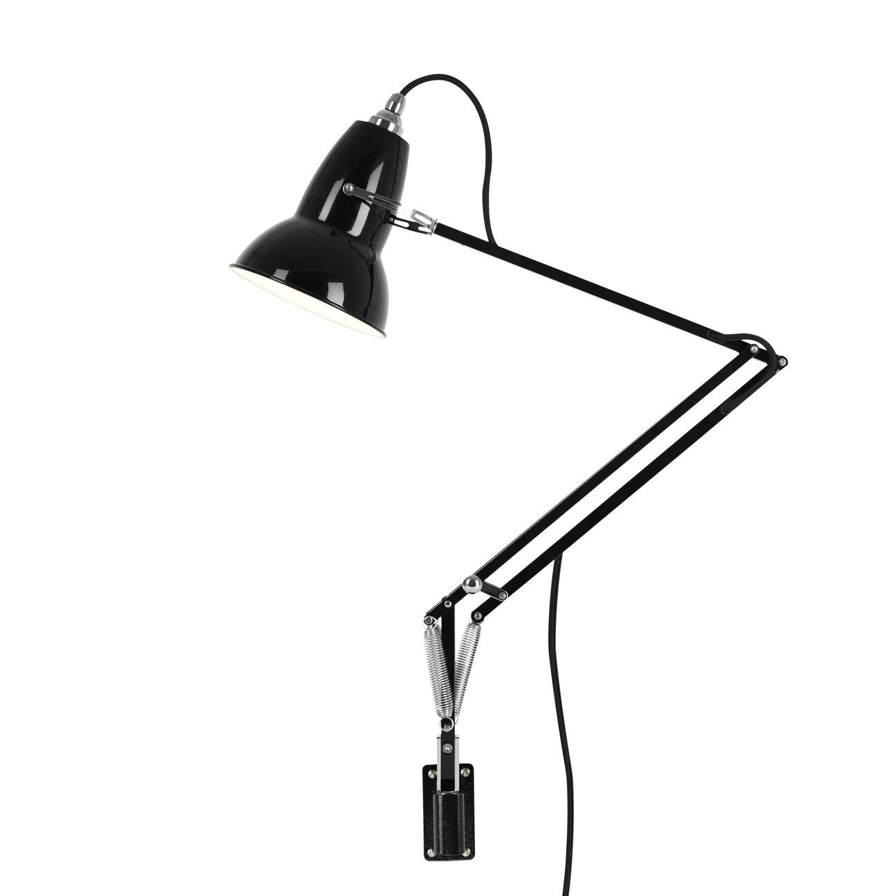 Original 1227 Wall Mounted Lamp Wall Lights Anglepoise Jet Black