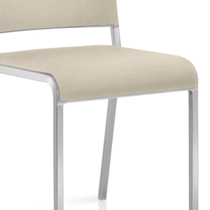 Emeco 20-06 Arm Chair Side/Dining Emeco Hand-Brushed Outdoor Fabric Papyrus Seat Pad +$195 No Glides