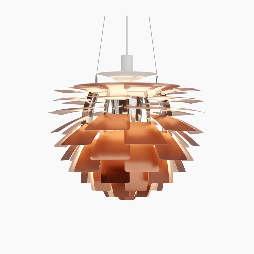PH Artichoke Pendant hanging lamps Louis Poulsen Medium-23.6" D Copper