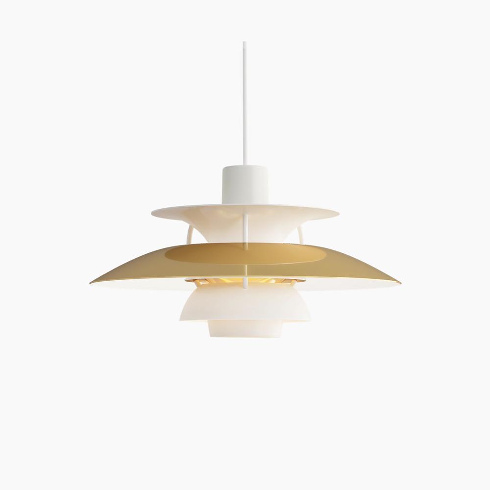PH5 Mini Pendant Lamp hanging lamps Louis Poulsen Brass
