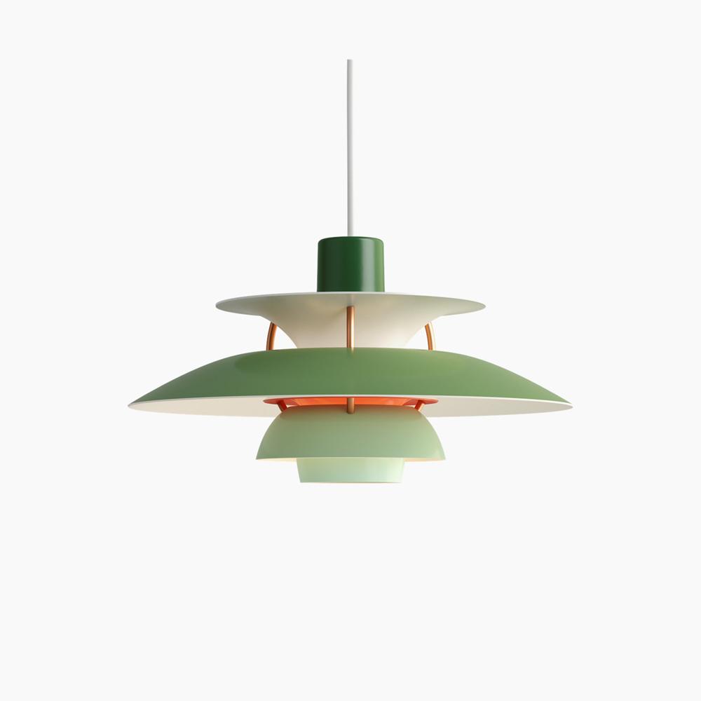 PH5 Mini Pendant Lamp hanging lamps Louis Poulsen Hues of Green