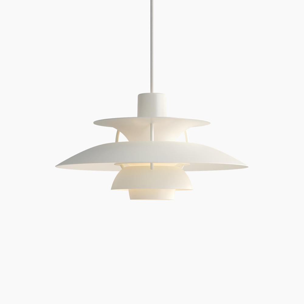 PH5 Mini Pendant Lamp hanging lamps Louis Poulsen Monochrome White