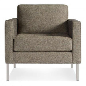 Paramount Lounge Chair lounge chair BluDot Sanford Black Stainless Steel 