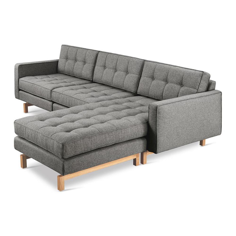 Jane 2 Bi-Sectional Sofa Gus Modern Parliament Stone Natural Ash