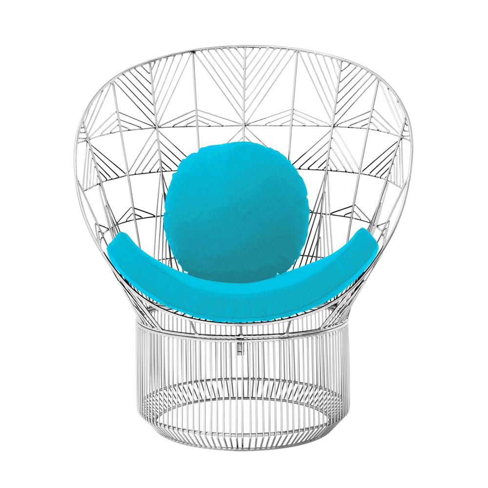 Peacock Pad & Round Throw Pillow Accessories Bend Goods Aruba