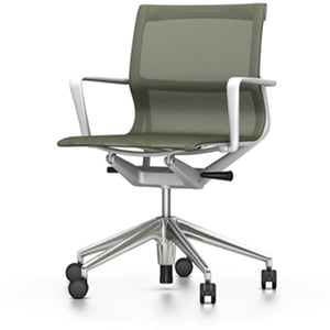 Physix task chair Vitra polished aluminum reed casters hard - unbraked for carpet