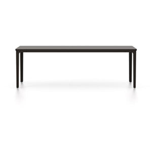 Plate Rectangular Table Coffee Tables Vitra 44.5"L x 16.25" W - MDF Chocolate Top - Chocolate Base 