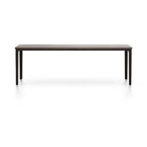 Plate Rectangular Table Coffee Tables Vitra 44.5"L x 16.25" W - smoked oak top - chocolate base 