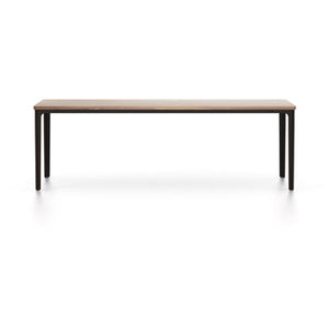 Plate Rectangular Table Coffee Tables Vitra 44.5"L x 16.25" W - Walnut top - chocolate base 