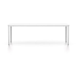 Plate Rectangular Table Coffee Tables Vitra 44.5"L x 16.25" W - MDF White Top - White Base 