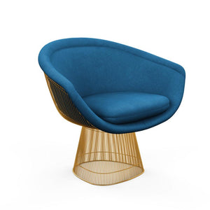 Platner Lounge Chair - Gold lounge chair Knoll 