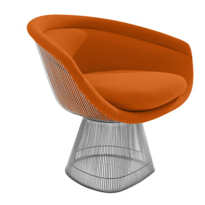 Platner Lounge Chair lounge chair Knoll Nickel Orange Cato +$751.00 