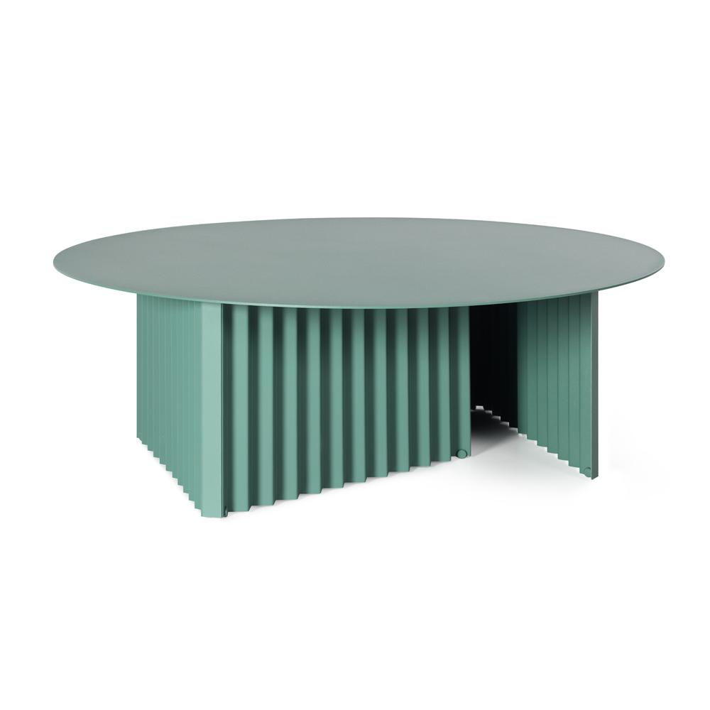 Plec Round Coffee Table Coffee Tables RS Barcelona Large Green Steel