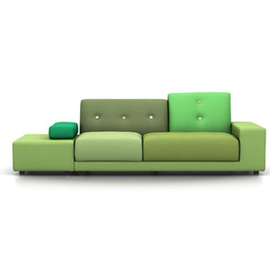 Polder Sofa Sofa Vitra armrest right / sitting left green 