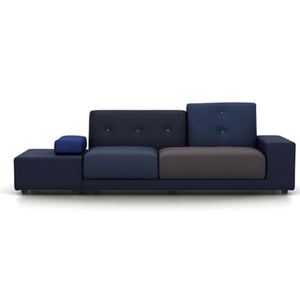 Polder Sofa Sofa Vitra armrest right / sitting left night blue 