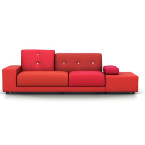Polder Sofa Sofa Vitra armrest left / sitting right red 