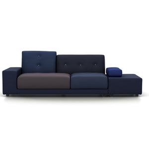 Polder Sofa Sofa Vitra armrest left / sitting right night blue 