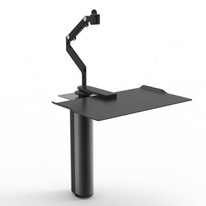 QuickStand Under Desk Desks humanscale Black M2 Monitor Arm Mount (Arm Sold Separately) 