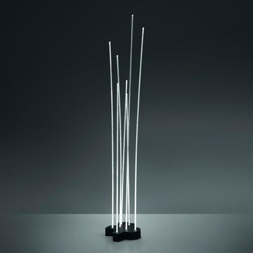 Reeds Floor Lamp Floor Lamps Artemide Transparent/Anthracite grey Indoor