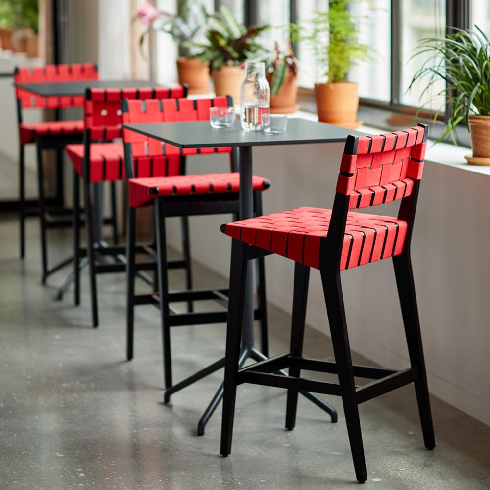 Risom Barstool bar seating Knoll