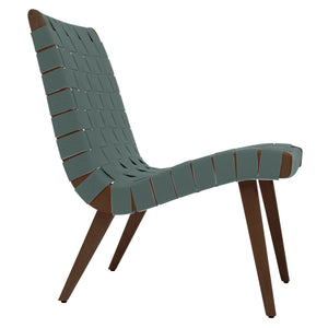 Risom Lounge Chair lounge chair Knoll Light Walnut +$51.00 Eucalyp. Cotton-Nylon Webbing 