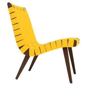 Risom Lounge Chair lounge chair Knoll Light Walnut +$51.00 Squash Cotton-Nylon Webbing 