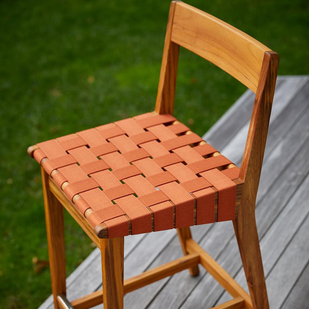 Risom Outdoor Barstool bar seating Knoll