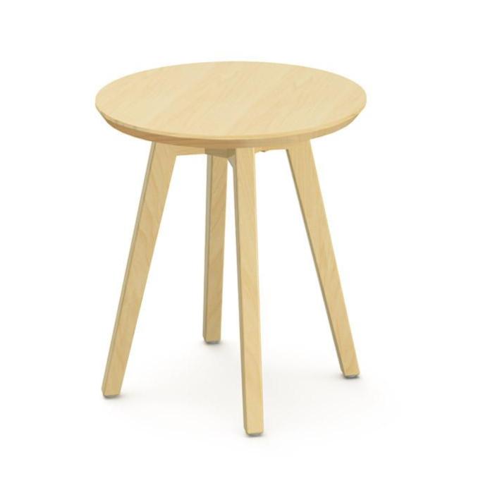 Risom Round Side Table side/end table Knoll Maple