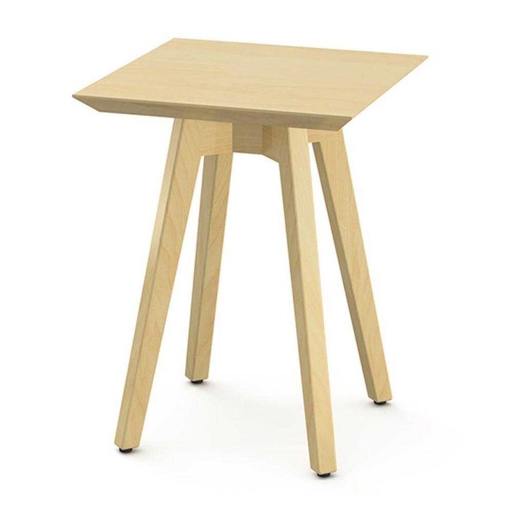Risom Square Side Table side/end table Knoll Clear Maple