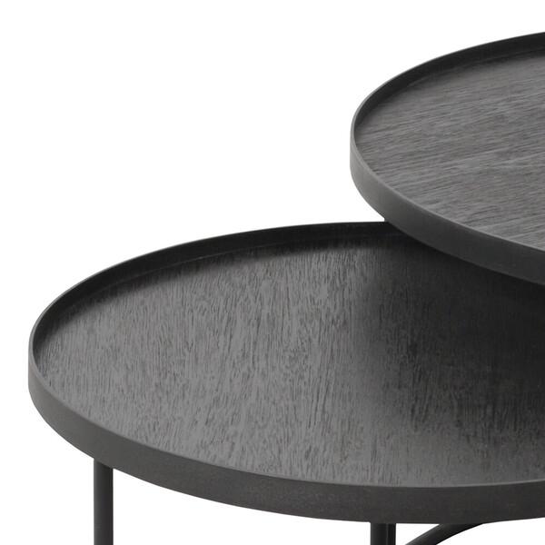 Round Tray Coffee Table Set Coffee table Ethnicraft