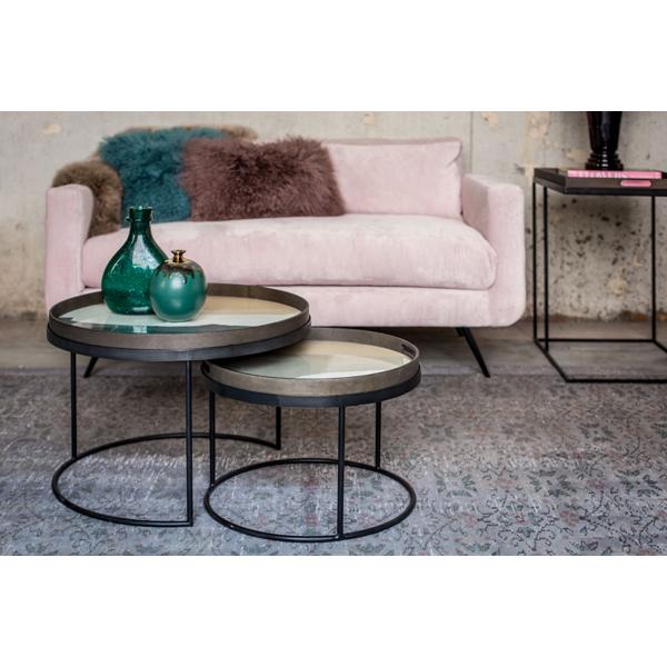 Round Tray Coffee Table Set Coffee table Ethnicraft