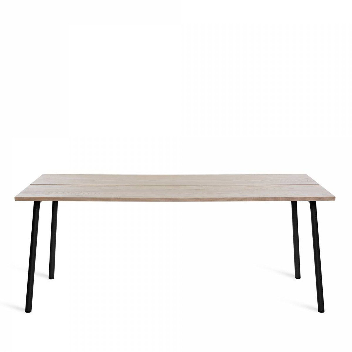 Run 72" Table table Emeco Black Base / Ash Top Finish